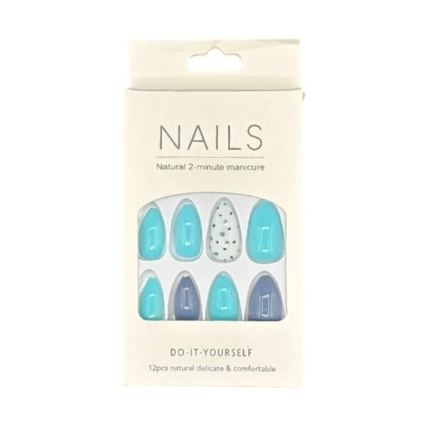 NAILS NATURAL 2 MIN MANICURE 12PCS LY-0013