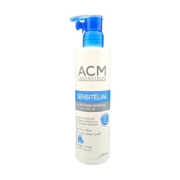 ACM SENSITELIAL GEL NETTOYANT SURGRAS 200ML *VAPO BLEU*