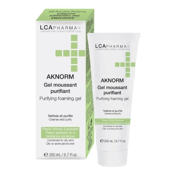 LCA PHARMA+ AKNORM GEL MOUSSANT PURIFIANT 150ML *VERT*