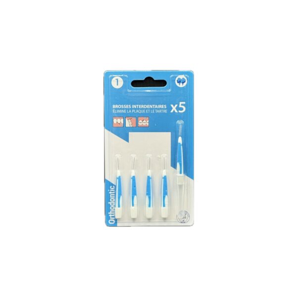 ORTHODONTIC BROSSE DENTAIRE N*1 5PCS