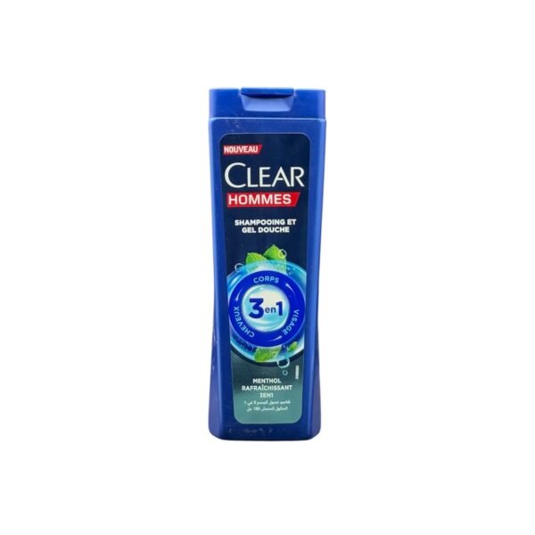 CLEAR SHP & GELD 3EN1 MENTHOL 180ML