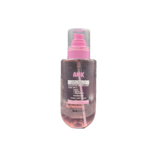 BABY POWDER EAU MICELLAIRE *ROSE* 250ML