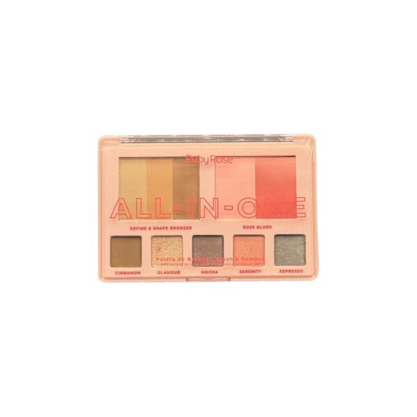 RUBY ROSE BLUSH PALETTE ALL IN ONE HB-M1002