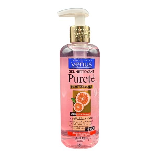 VENUS GEL NETOYYANT PURETÉ P. NORMAL 250ML *PAMPLEMOUSSE*