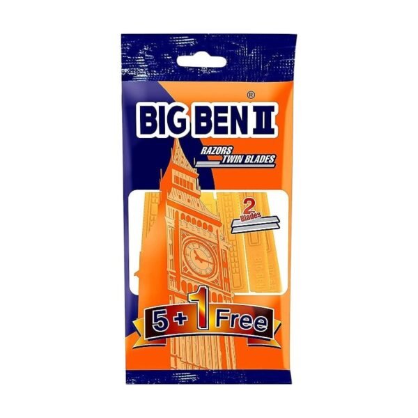 BIG BEN II RASOIR TWIN BLADES 2LAMMES 6PCS