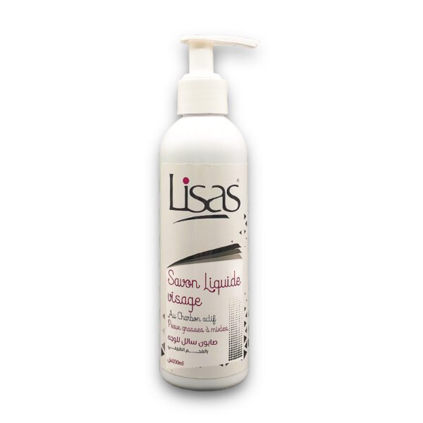 LISAS SV LIQ VISAGE CHARBON 200ML