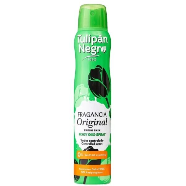 TULIPAN NEGRO DEO FRAGANCIA ORIGINAL 200ML *VERT*